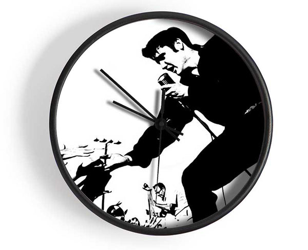 Elvis Presley On Stage Clock - Wallart-Direct UK