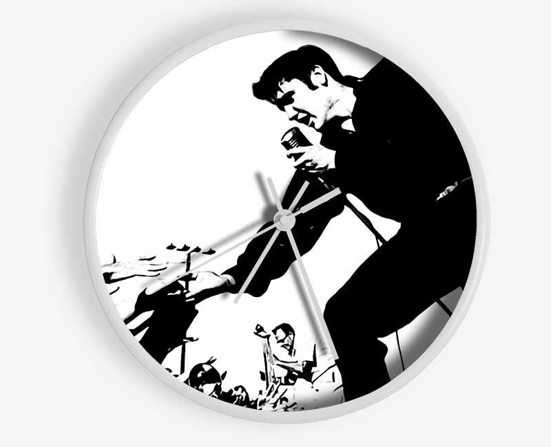 Elvis Presley On Stage Clock - Wallart-Direct UK