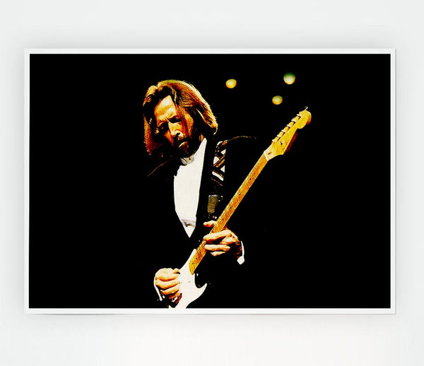 Eric Clapton Guitar Print Poster Wall Art