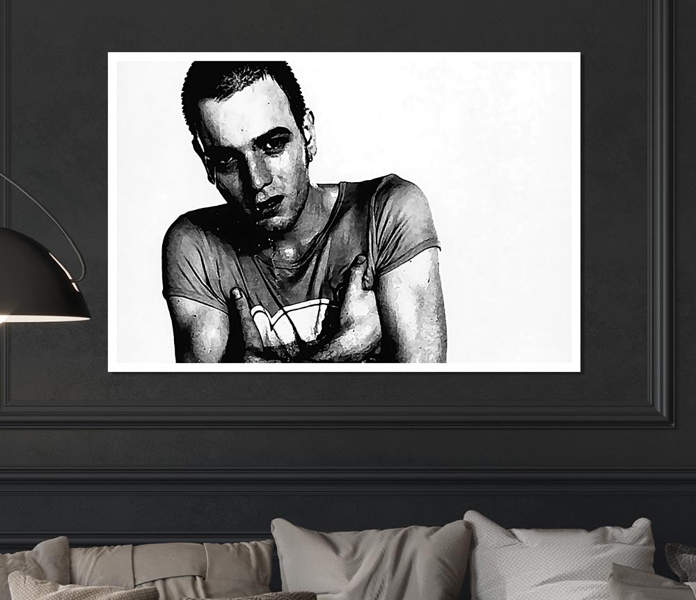 Ewan Mcgreggor Trainspotting Print Poster Wall Art