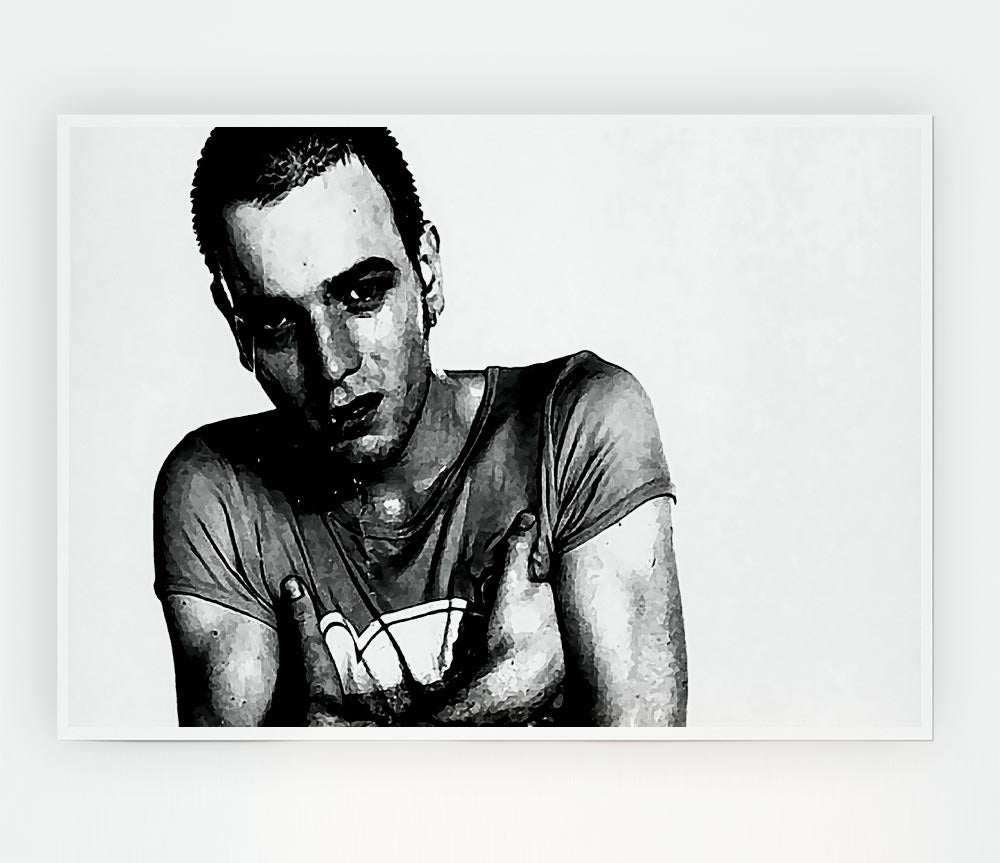 Ewan Mcgreggor Trainspotting Print Poster Wall Art