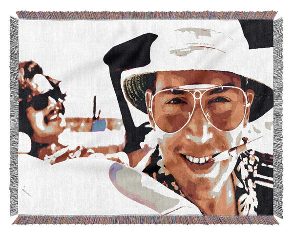 Fear And Loathing In Las Vegas Woven Blanket