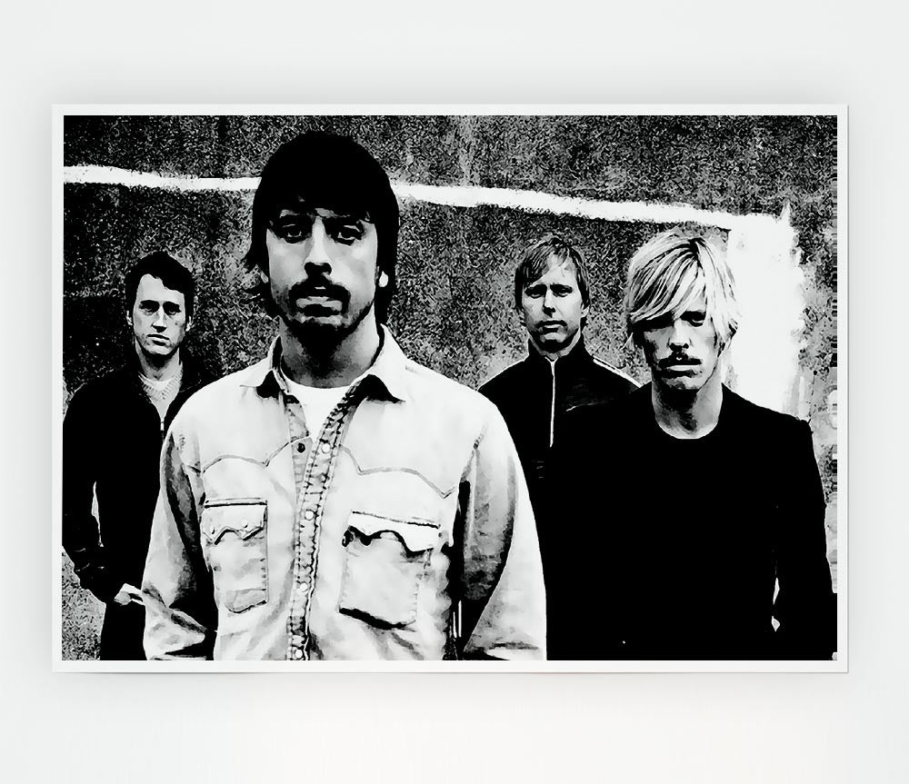 Foo Fighters Print Poster Wall Art