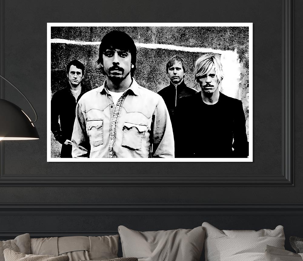 Foo Fighters Print Poster Wall Art