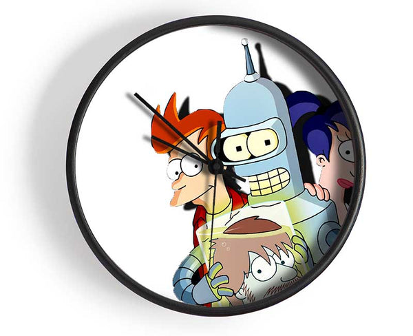 Futurama Cast Clock - Wallart-Direct UK