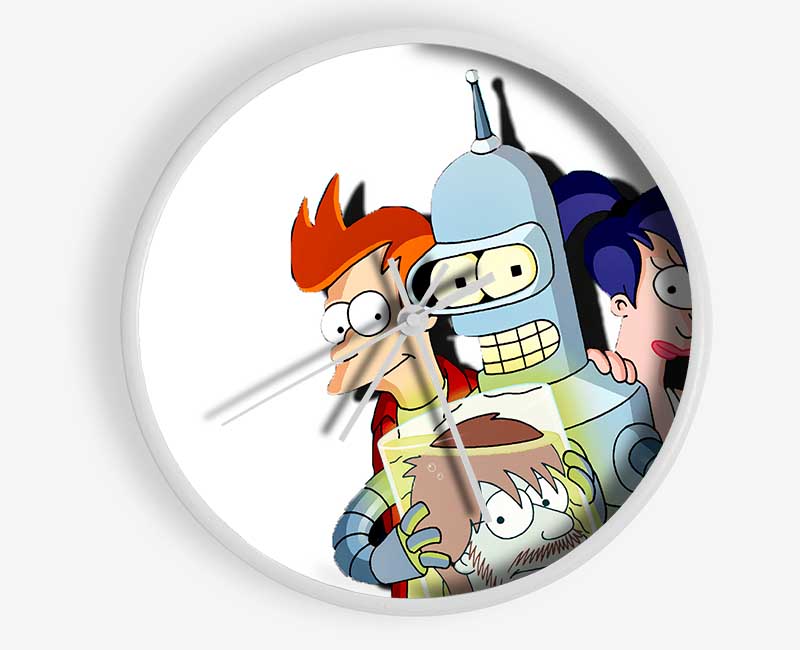 Futurama Cast Clock - Wallart-Direct UK