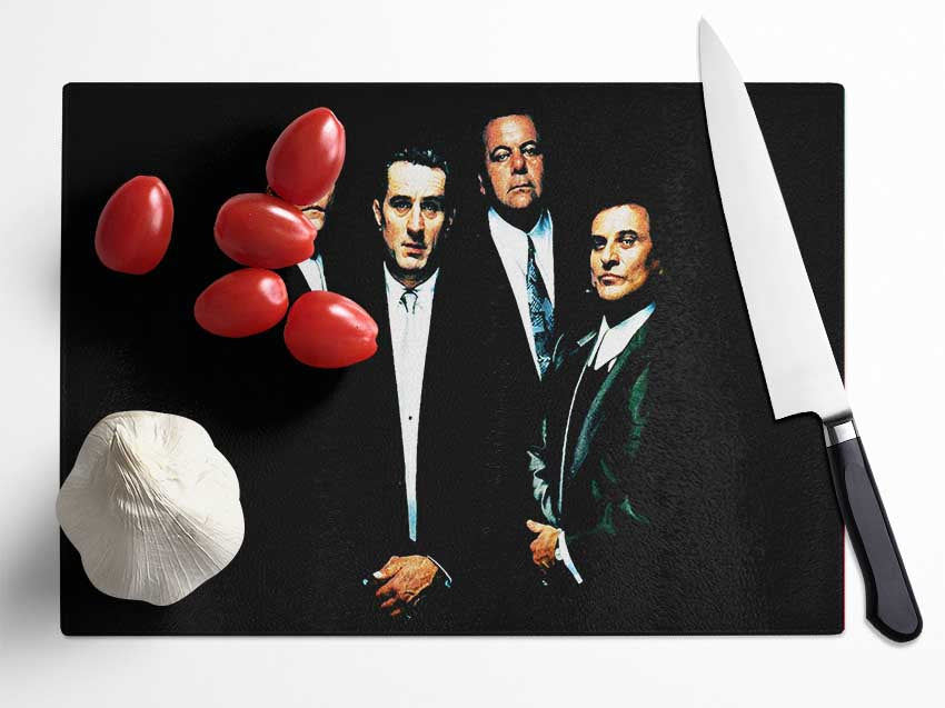 Goodfellas All Four Rare Glass Chopping Board