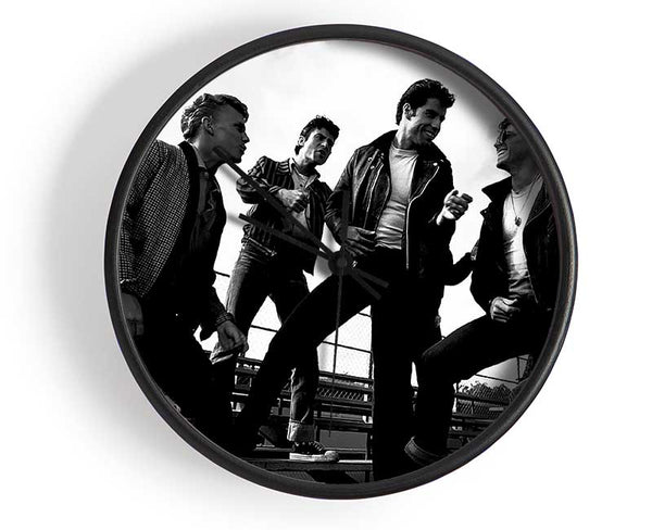 Grease T-Birds Clock - Wallart-Direct UK