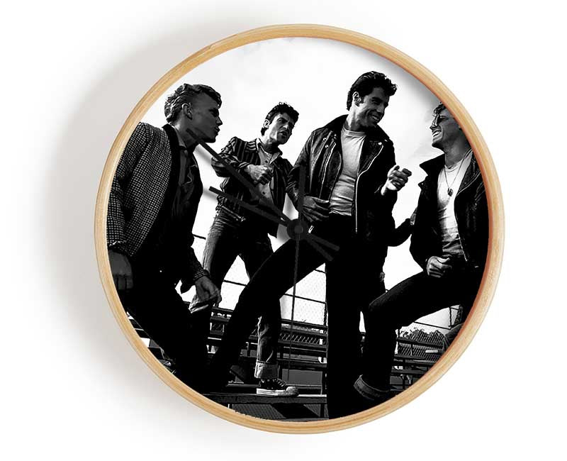 Grease T-Birds Clock - Wallart-Direct UK