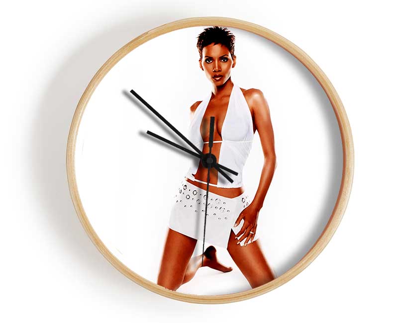 Halle Berry Clock - Wallart-Direct UK