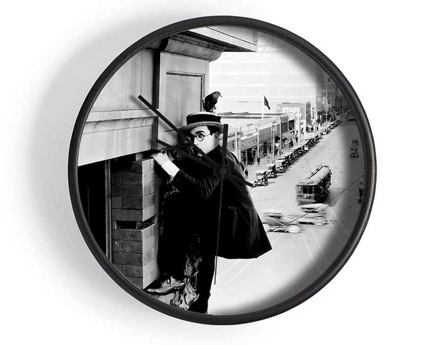 Harold Lloyd Building Clock - Wallart-Direct UK