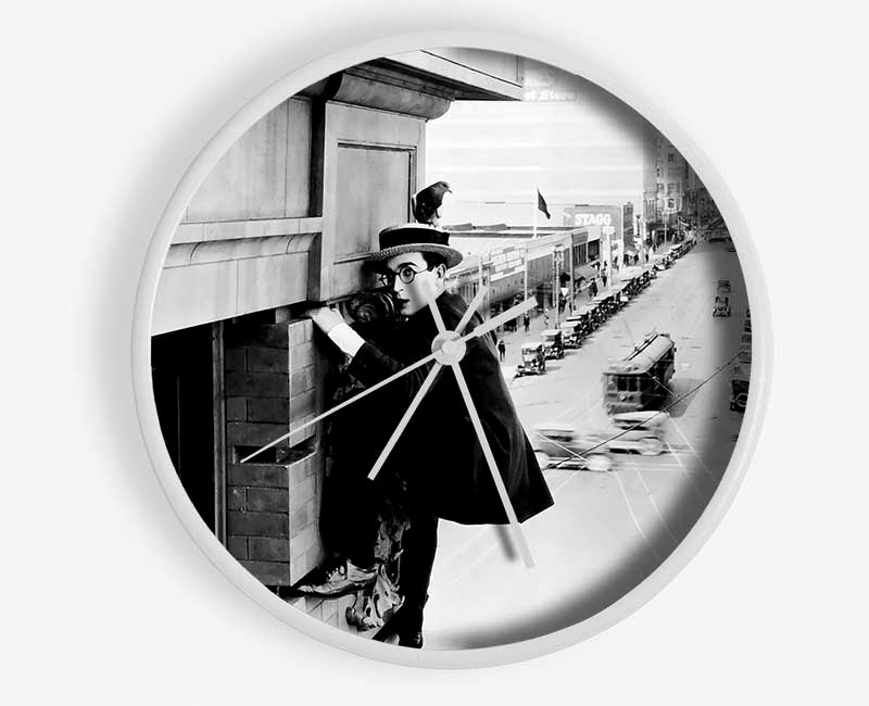 Harold Lloyd Building Clock - Wallart-Direct UK