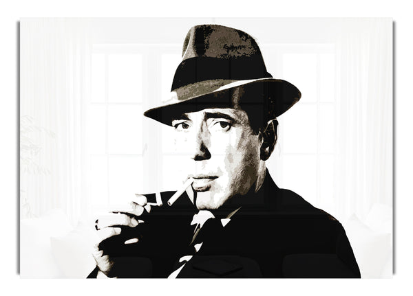 Humphrey Bogart Hat People Canvasb L