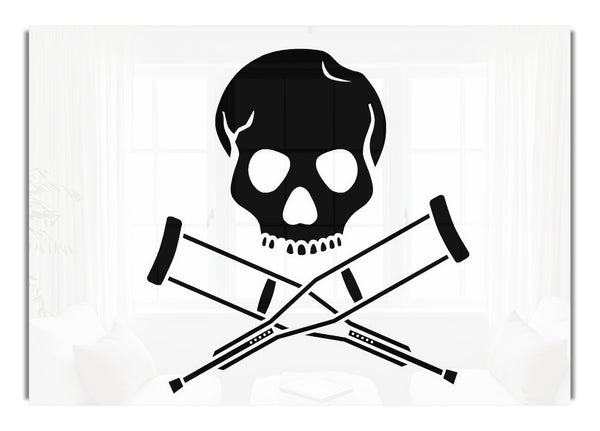 Jackass Skull and Bones B~w