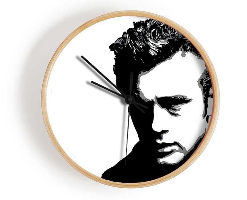 James Dean Pop Art Clock - Wallart-Direct UK