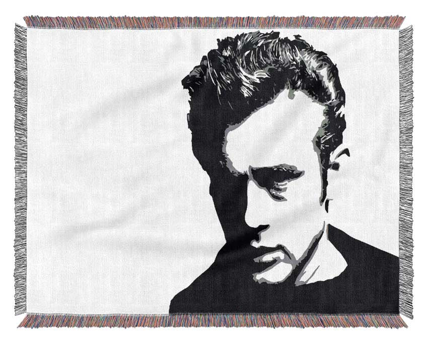 James Dean Pop Art Woven Blanket