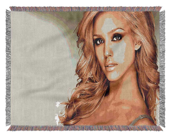 Jessica Alba Woven Blanket