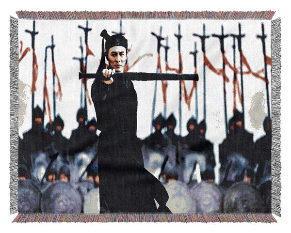 Jet Li Hero Woven Blanket