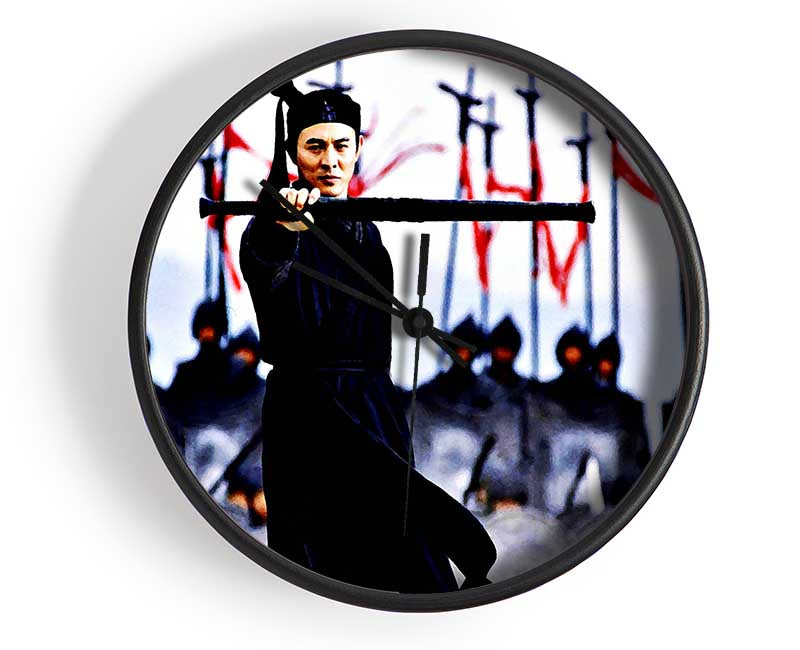 Jet Li Hero Clock - Wallart-Direct UK