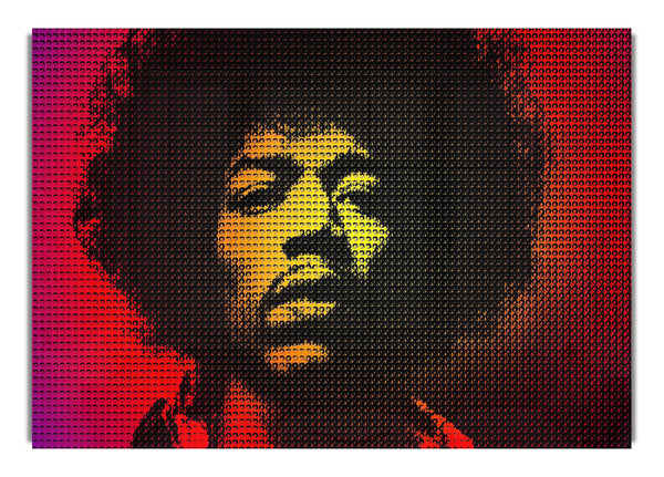 Jimi Hendrix Gesicht