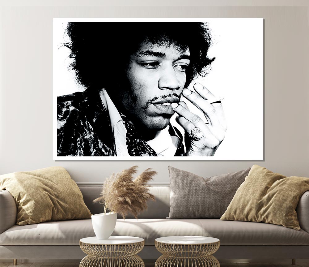 Jimi Hendrix Hey Joe Print Poster Wall Art