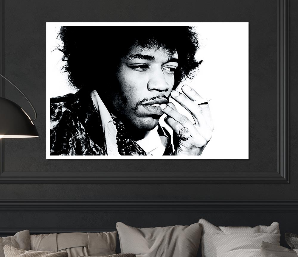 Jimi Hendrix Hey Joe Print Poster Wall Art