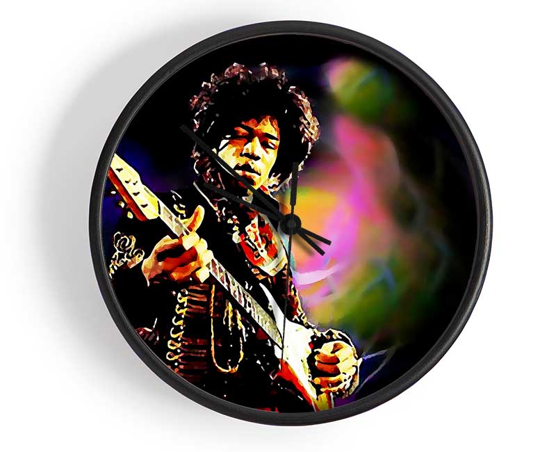 Jimi Hendrix Energy Field Clock - Wallart-Direct UK