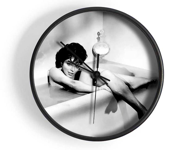 Joan Collins In The Tube Clock - Wallart-Direct UK