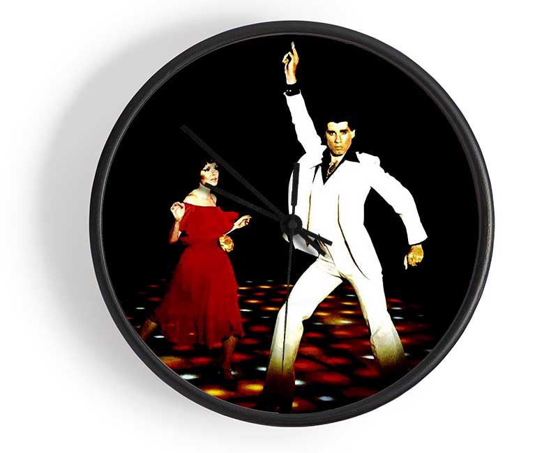 John Travolta Saturday Night Fever Clock - Wallart-Direct UK