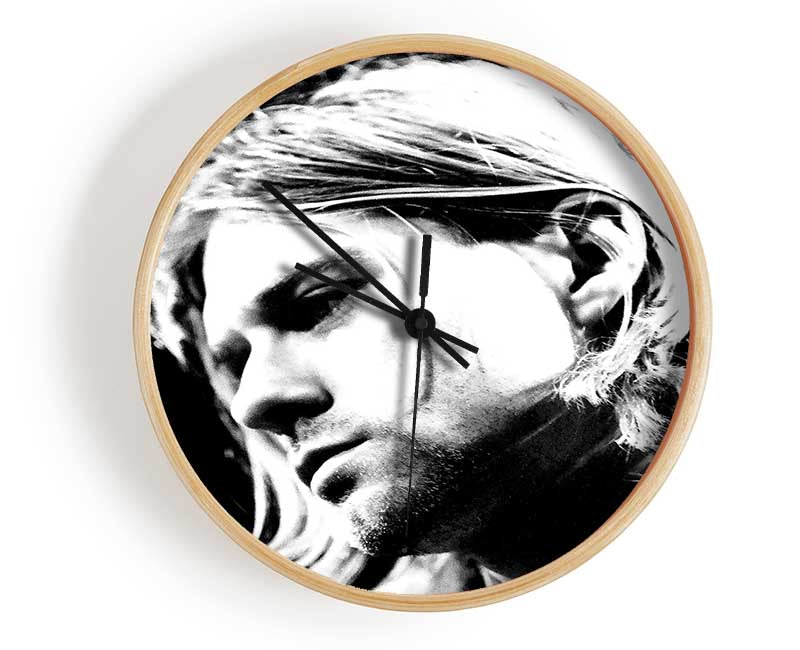 Kurt Cobain Face Clock - Wallart-Direct UK