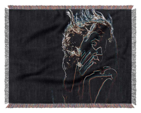 Kylie Minogue Psychedelic Woven Blanket