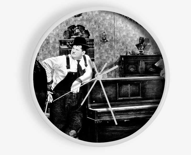 Laurel And Hardy Piano Break Clock - Wallart-Direct UK