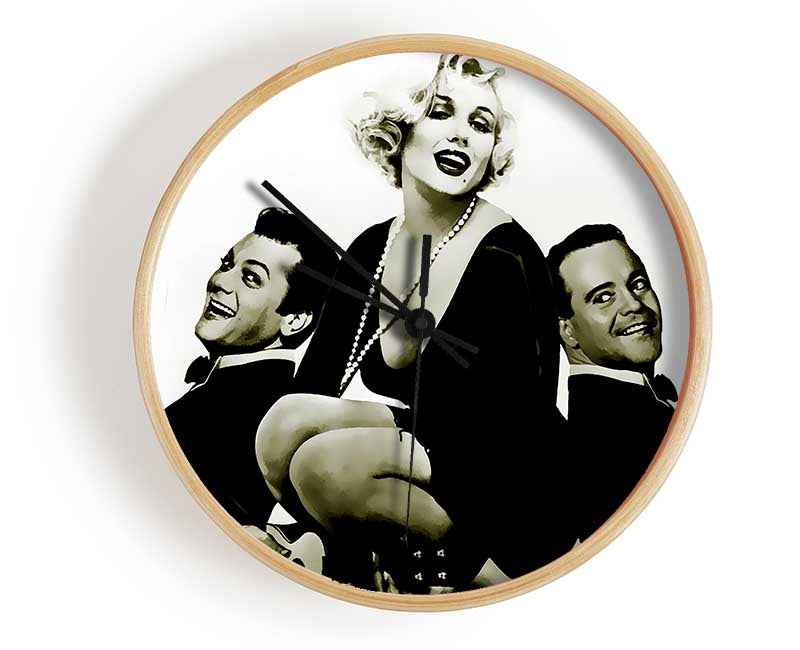 Marilyn Monroe And The Boys Clock - Wallart-Direct UK