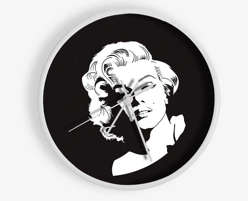 Marilyn Monroe Biography Clock - Wallart-Direct UK