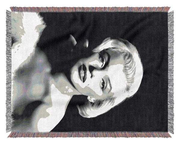 Marilyn Monroe Classic B n W Woven Blanket