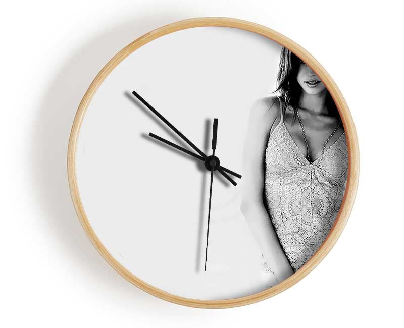 Miranda Kerr B n W Clock - Wallart-Direct UK