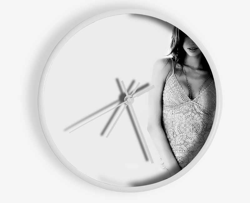 Miranda Kerr B n W Clock - Wallart-Direct UK