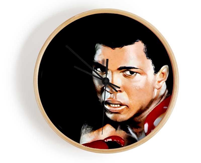 Muhammad Ali Boxing Gloves Clock - Wallart-Direct UK