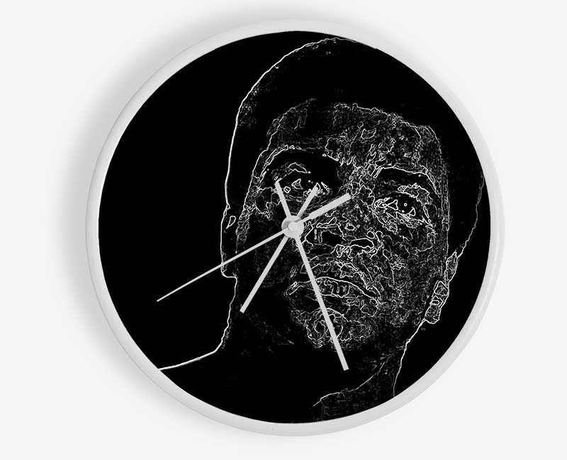 Muhammad Ali Face Clock - Wallart-Direct UK