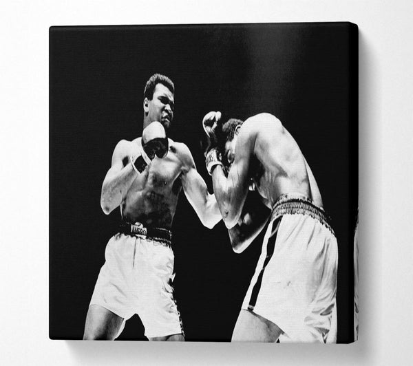 Picture of Muhammad Ali Fist Of Power Square Canvas Wall Art