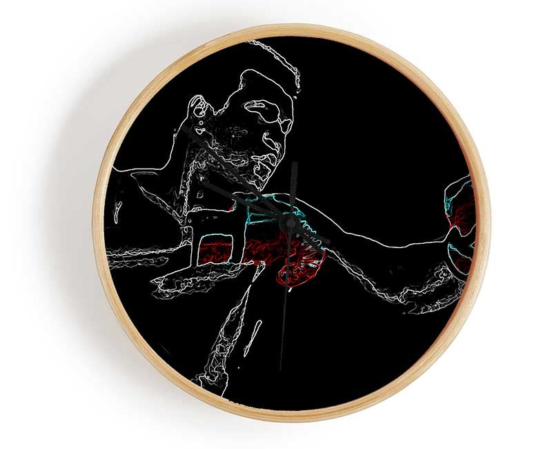 Muhammad Ali Clock - Wallart-Direct UK