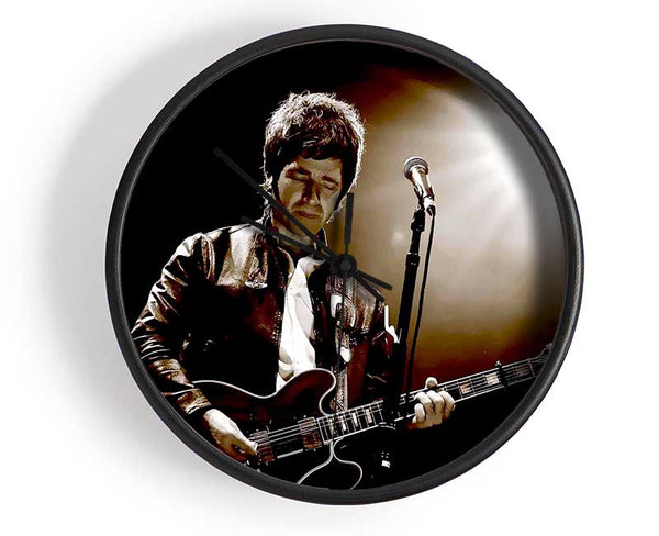 Noel Gallagher Oasis Sepia Clock - Wallart-Direct UK