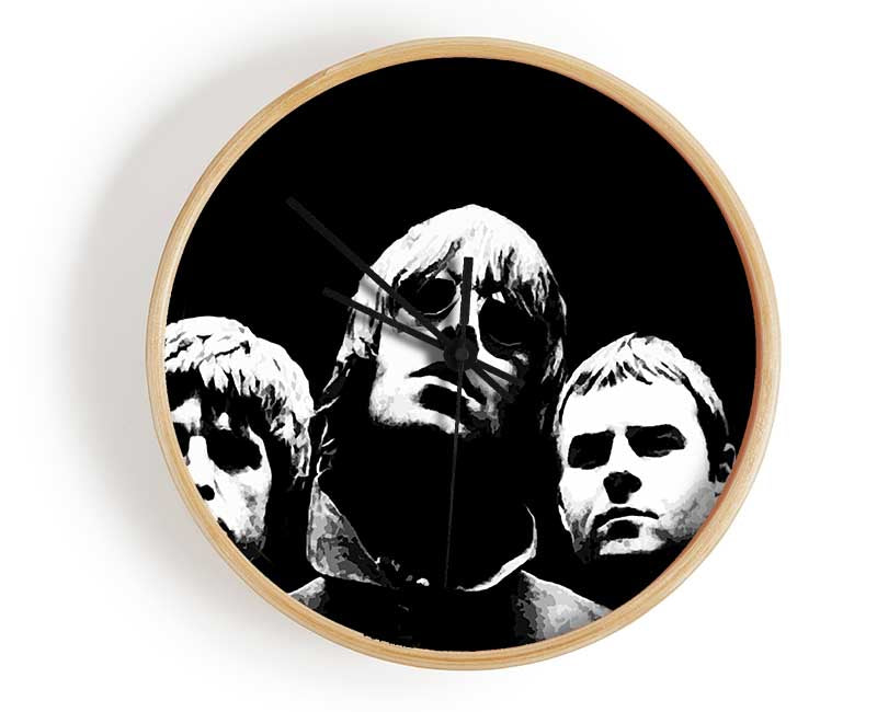 Oasis Wonderwall Pop Art Clock - Wallart-Direct UK