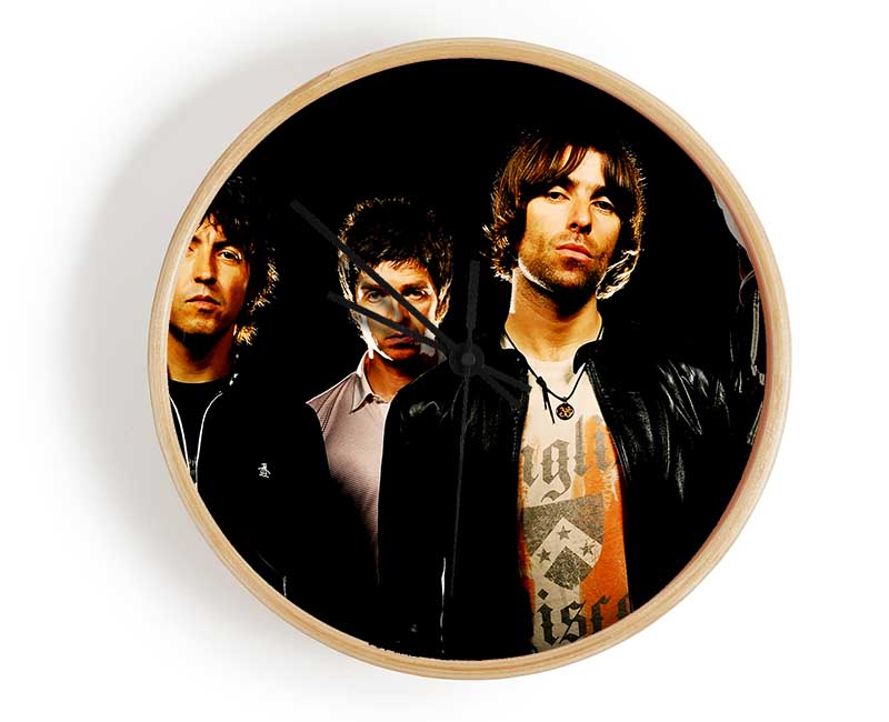 Oasis Champaign Supernova Clock - Wallart-Direct UK