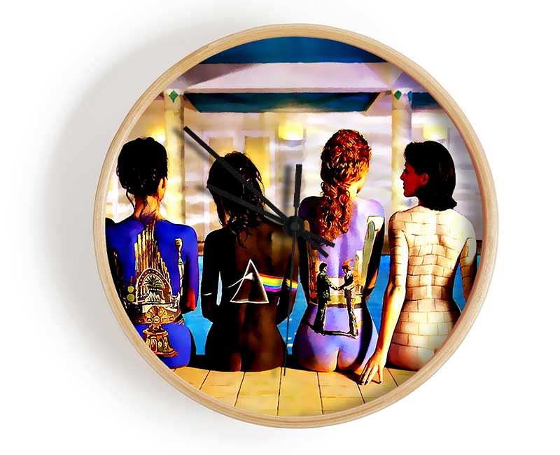 Pink Floyd Painted Ladies Clock - Wallart-Direct UK