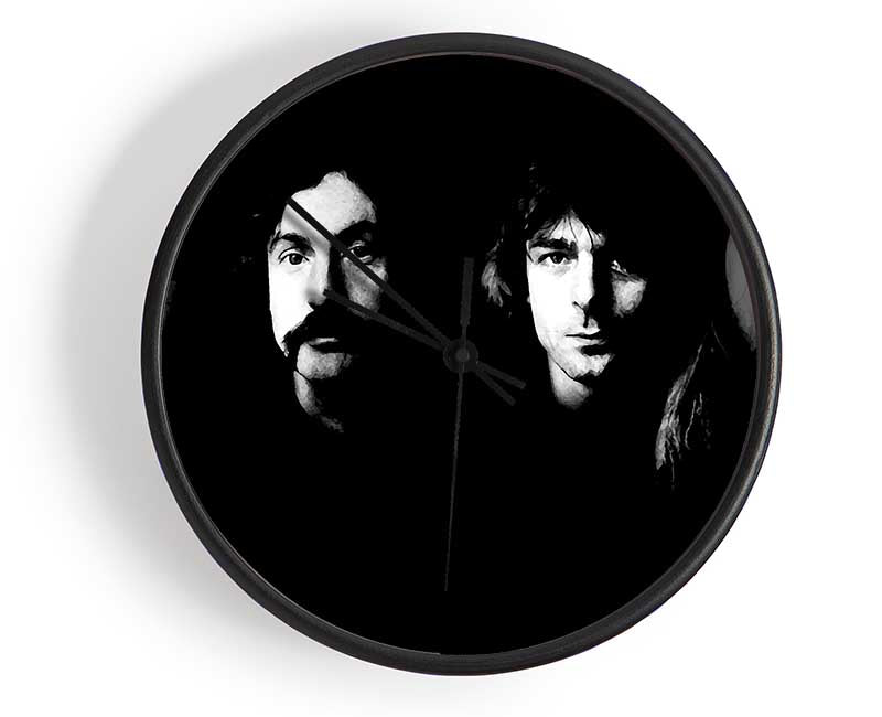 Pink Floyd Early Days B n W Clock - Wallart-Direct UK