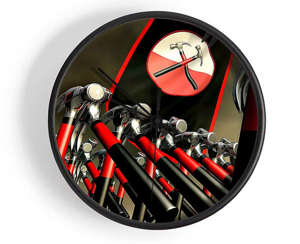 Pink Floyd Hammers Clock - Wallart-Direct UK