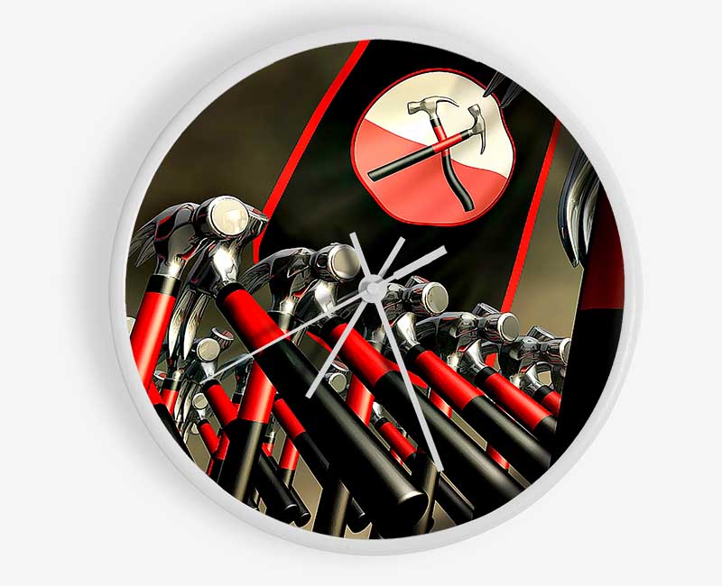 Pink Floyd Hammers Clock - Wallart-Direct UK