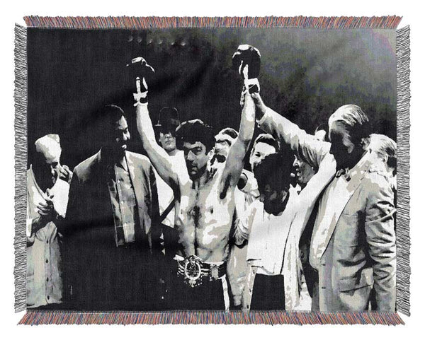 Raging Bull Robert De Niro Winning Woven Blanket