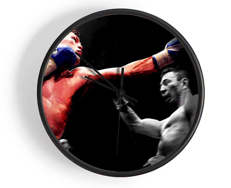 Ricky Hatton Knock Out In The Ring Clock - Wallart-Direct UK